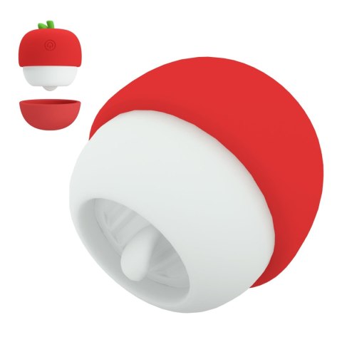 APPLE SECRET – Stymulator Łechtaczki z 12 Trybami Lizania, Silikon ABS