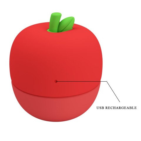 APPLE SECRET – Stymulator Łechtaczki z 12 Trybami Lizania, Silikon ABS