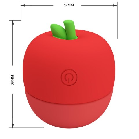 APPLE SECRET – Stymulator Łechtaczki z 12 Trybami Lizania, Silikon ABS