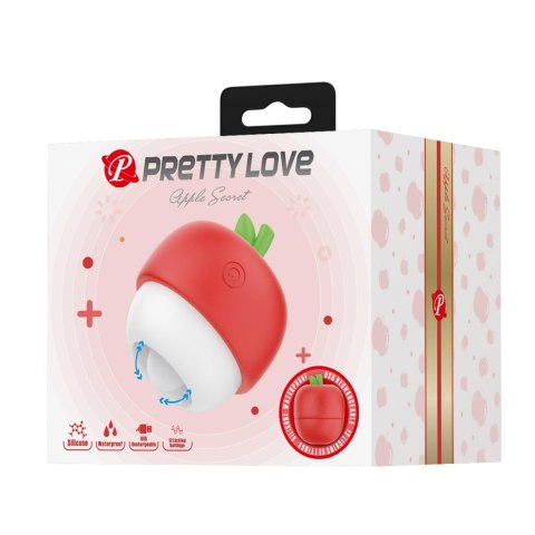 APPLE SECRET – Stymulator Łechtaczki z 12 Trybami Lizania, Silikon ABS
