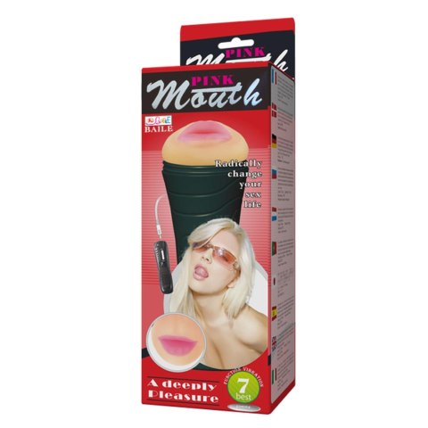 BAILE- PINK – Głęboka Przyjemność: Masturbator z 7 Funkcjami Wibracji