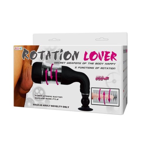 BAILE - Obrotowy Masturbator USB z 5 Trybami Stymulacji