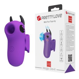 MAGIC DEVIL – Mini Wibrator z 10 Trybami Pulsacji i Funkcją E-Stymulacji