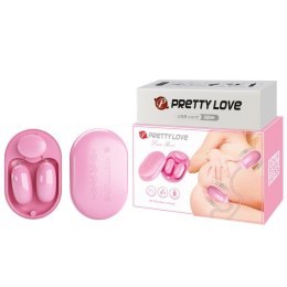 PRETTY LOVE – Różowy Mini Wibrator „Fun Box” z 12 Funkcjami Wibracji