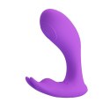 PRETTY LOVE Idabelle Fioletowy – Dyskretny Wibrator G-Spot i Łechtaczki z Pilotem, 12 Funkcji Wibracji i 12 Fal Pulsacyjnych