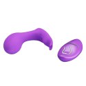 PRETTY LOVE Idabelle Fioletowy – Dyskretny Wibrator G-Spot i Łechtaczki z Pilotem, 12 Funkcji Wibracji i 12 Fal Pulsacyjnych