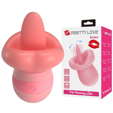 PRETTY LOVE Kylee – Zmysłowy Wibrator z 10 Trybami Lizania