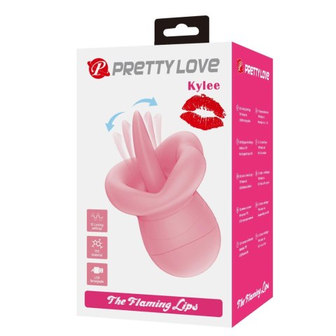 PRETTY LOVE Kylee – Zmysłowy Wibrator z 10 Trybami Lizania