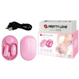 PRETTY LOVE - Magic Box Różowy, 12 funkcji wibracji i 7 trybów pulsacyjnych