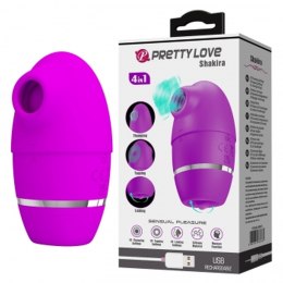 PRETTY LOVE - Shakira, Silikonowy Wibrator z Aplikacją i Ładowaniem USB