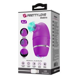PRETTY LOVE - Shakira, Silikonowy Wibrator z Aplikacją i Ładowaniem USB