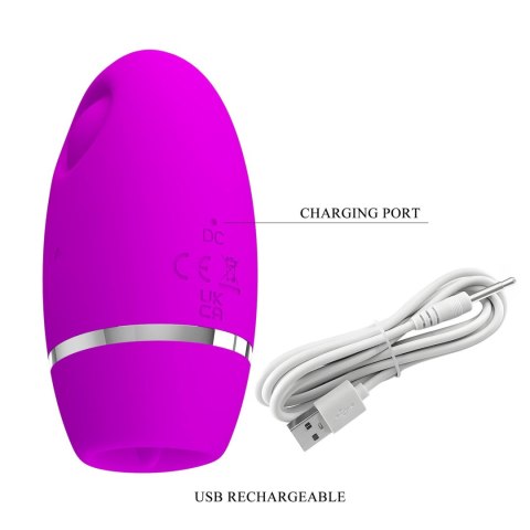 PRETTY LOVE - Shakira, Silikonowy Wibrator z Aplikacją i Ładowaniem USB