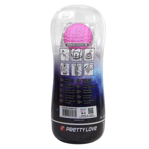 PRETTY LOVE – Próżniowy masturbator wodoodporny TPE
