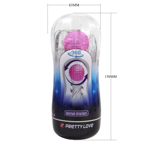 PRETTY LOVE – Próżniowy masturbator wodoodporny TPE