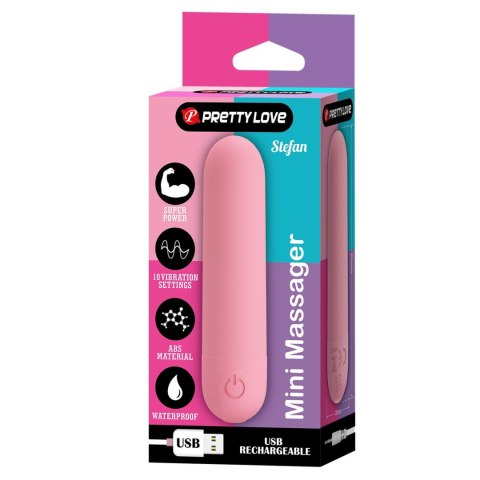 Stefan, Mini Masażer z 10 Funkcjami Wibracji
