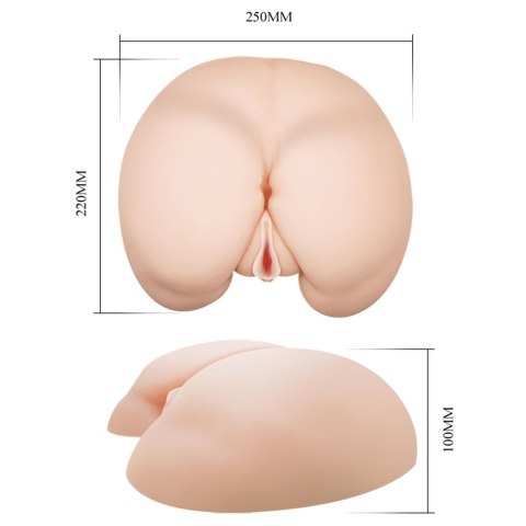 BAILE - Luksusowy Masturbator Anatomiczny z Funkcją Grzania, Wibracjami i Dźwiękami Erotycznymi