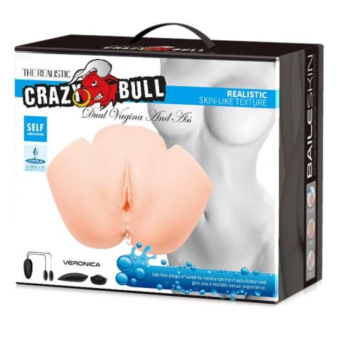 CRAZY BULL - VERONICA Podwójny Masturbator – Wagina i Anus
