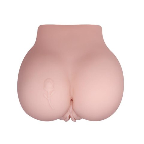 CRAZY BULL Rose - Realistyczny Masturbator Wibrujący z 6 Funkcjami (Pochwa i Odbyt)