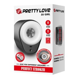 PRETTY LOVE - Dj Girl: Masturbator z 5 Funkcjami Wibracji i 5 Trybami Ruchu Posuwistego