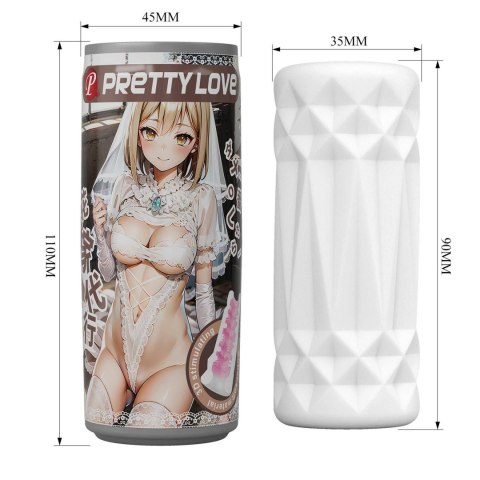 PRETTY LOVE – Masturbator o ultra miękkiej teksturze TPR/ABS