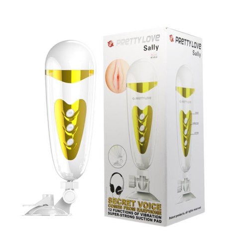 PRETTY LOVE SALLY – Realistyczny Masturbator z Cyber Skóry i 12 Programami Wibracji