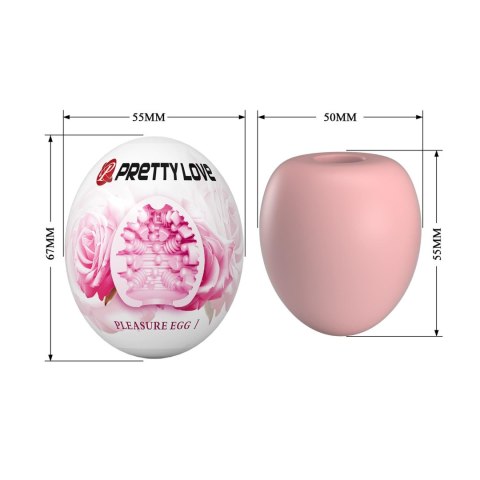 PRETTY LOVE – Pleasure Egg I: Sensualny Masturbator Ręczny, ABS/TPR