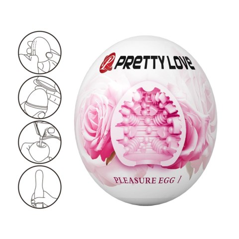 PRETTY LOVE – Pleasure Egg I: Sensualny Masturbator Ręczny, ABS/TPR