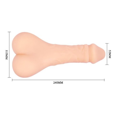 BAILE Bigger Man Plus 9,5'' – Intensywny Masturbator Analny