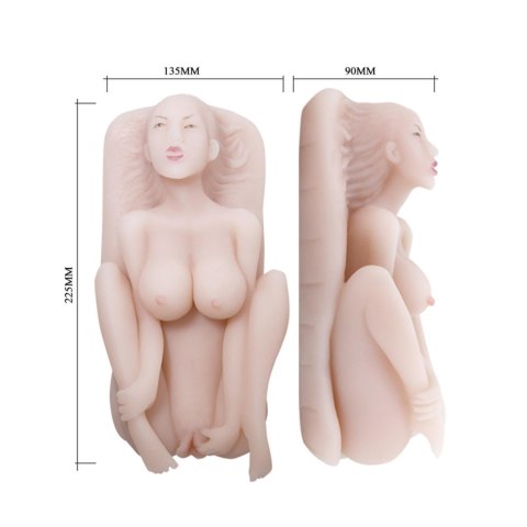 BAILE – Masturbator z funkcją zaciskania, podwójną wibracją i dźwiękiem
