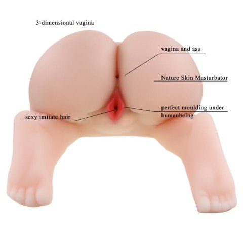 BAILE - PASSION LADY Wibrujący Masturbator z Podwójnym Wejściem (Anus i Wagina)