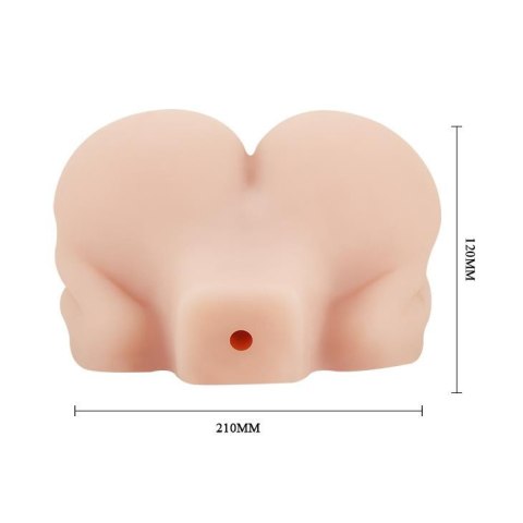 BAILE - Realistyczny Masturbator z Podwójnymi Otworami i Wibracją