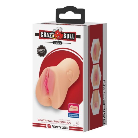 CRAZY BULL - Elena, Realistyczny Masturbator TPR