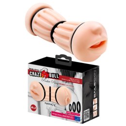 CRAZY BULL - NANCY, Dwustronny Masturbator