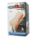CRAZY BULL - Realistyczny Masturbator Analny 3D w Kształcie Pośladków, Kompatybilny z Lubrykantami Wodnymi