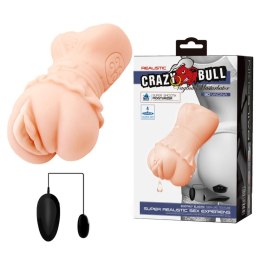 CRAZY BULL - Realistyczny Masturbator Pochwowy z Wibracjami