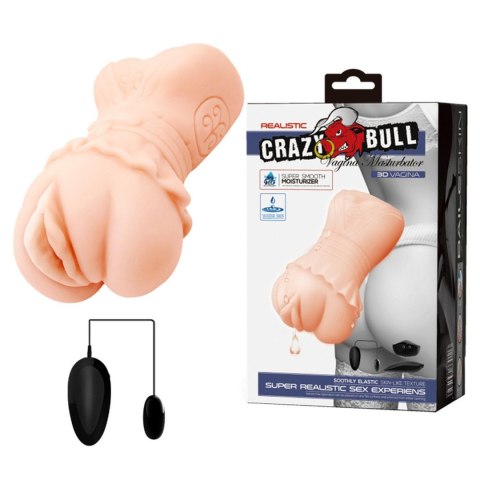 CRAZY BULL - Realistyczny Masturbator Pochwowy z Wibracjami