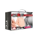 CRAZY BULL - Wibracyjny Masturbator Anus i Pochwa