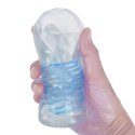 PRETTY LOVE - Transparentny masturbator z funkcją obrotu