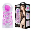 PRETTY LOVE - Przezroczysty Masturbator z Wirującą Cewką