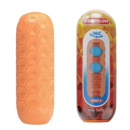 PRETTY LOVE Venus-X – Masturbator z Podwójnymi Kulami Stymulującymi (TPR/ABS)