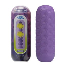 PRETTY LOVE - VENUS-X, Masturbator z Podwójnymi Kulkami Stymulującymi, TPR / ABS