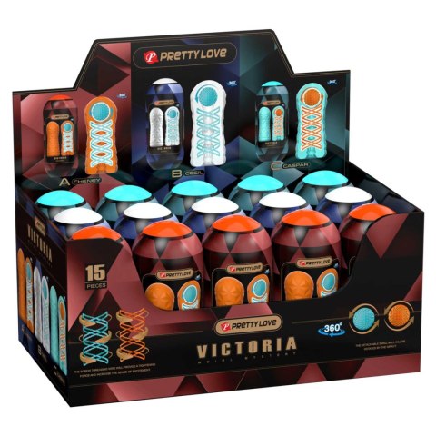 PRETTY LOVE - VICTORIA WHIRL MYSTERY: Obrotowy Masturbator