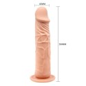Realistyczne Dildo Baile Barbara 20 cm – Cielisty Odcień