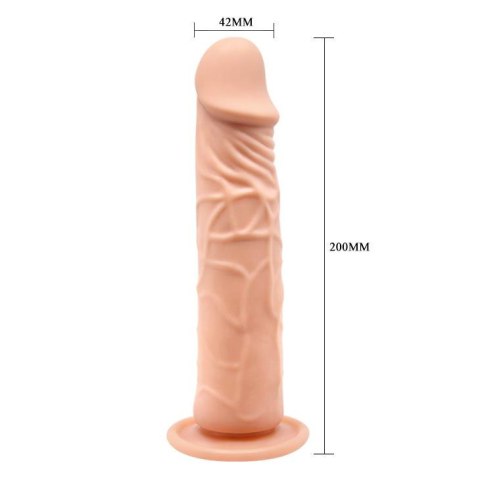 Realistyczne Dildo Baile Barbara 20 cm – Cielisty Odcień