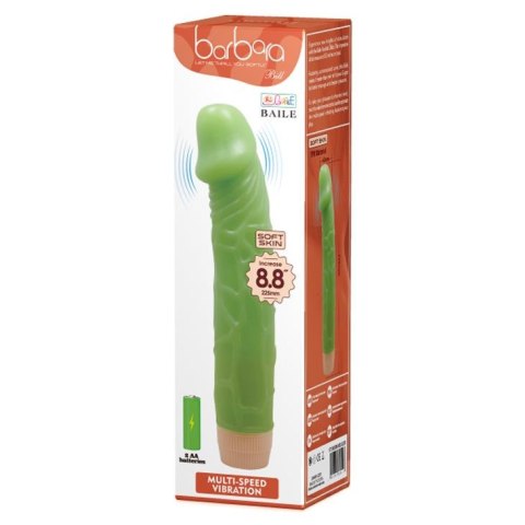 Wibrator BAILE Barbara 8.8'' – Szmaragdowa Przyjemność z Wieloma Prędkościami