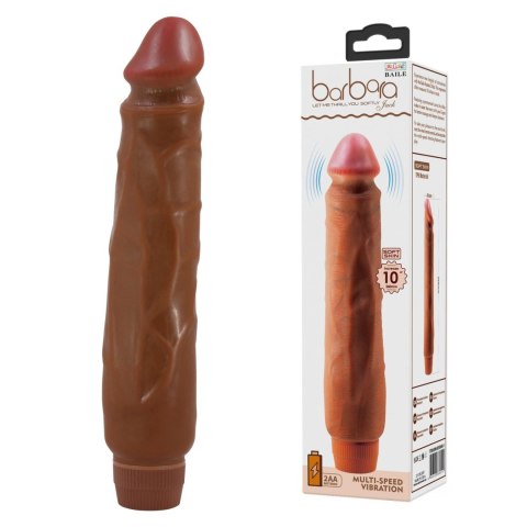 BAILE Barbara Jack 10'' – Realistyczny Wibrator z Wielostopniowymi Wibracjami