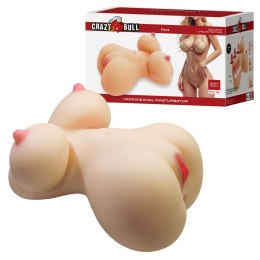 Ekskluzywny Masturbator Fiona Crazy Bull z Podwójną Funkcją Waginalną i Analną