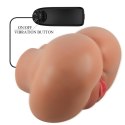 LUNA: Realistyczny Masturbator z Podwójnym Wejściem (Pochwa/Anus)
