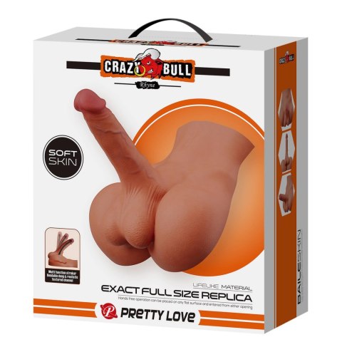 PRETTY LOVE Rhyne – Wodoodporny Masturbator z Realistycznym Odbytem TPE