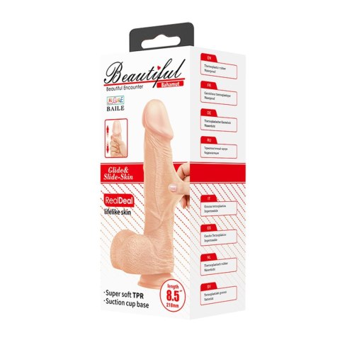 Realistyczne Dildo BAILE Beautiful Bahamut 8.5 cala